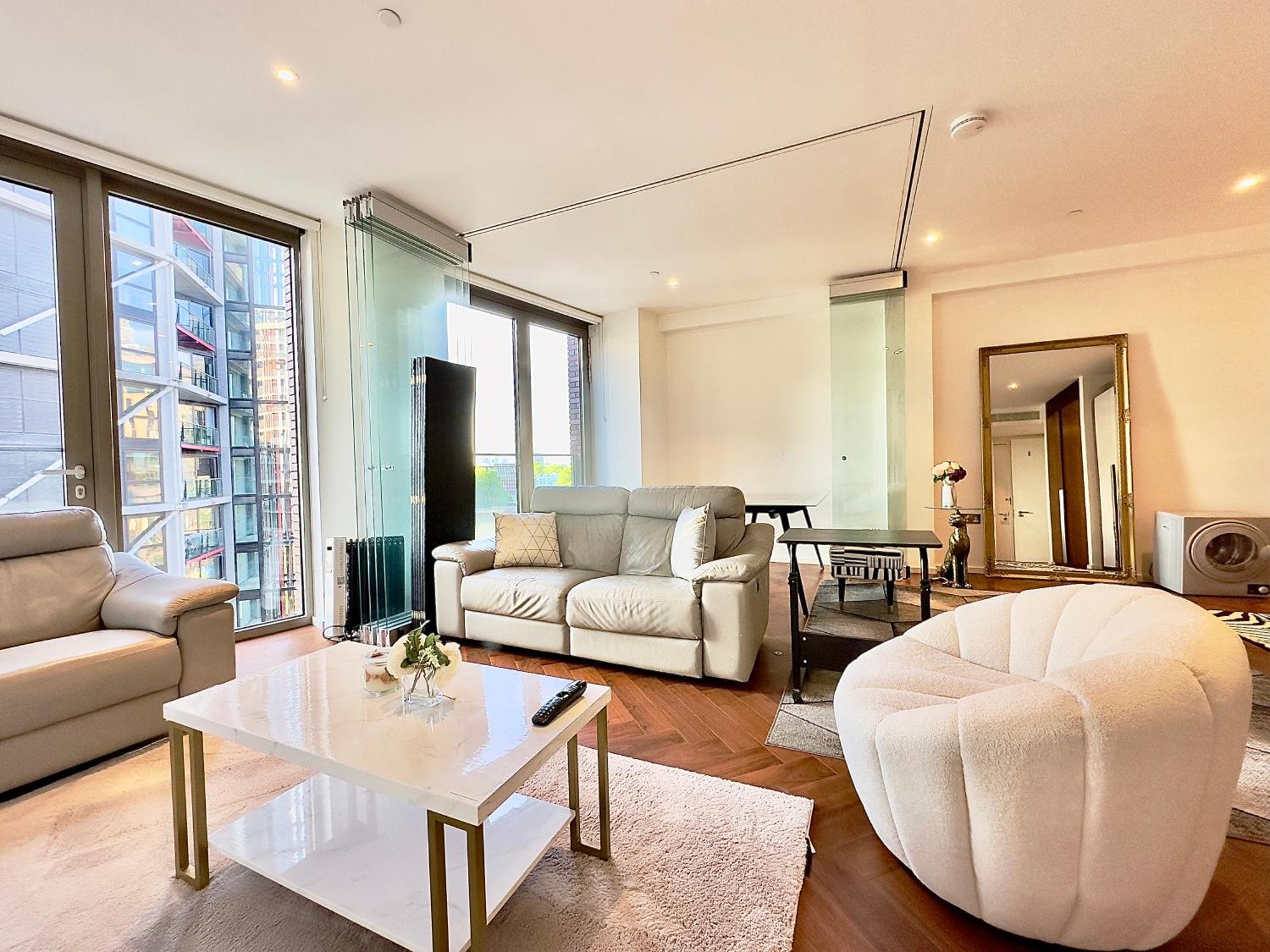 Lavish Penthouse River View Fast Wifi - Luxurylondonstays Exterior foto