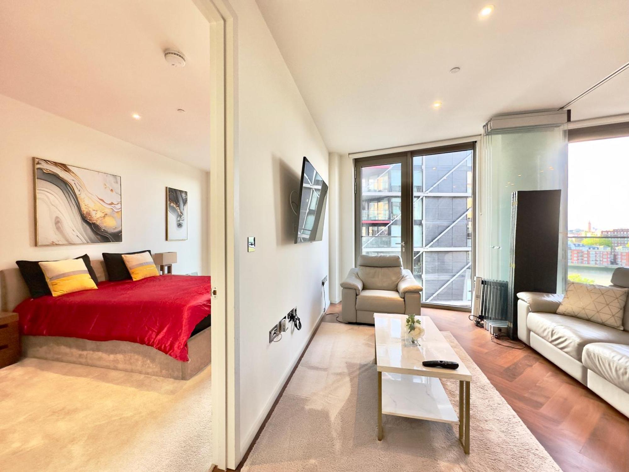 Lavish Penthouse River View Fast Wifi - Luxurylondonstays Exterior foto