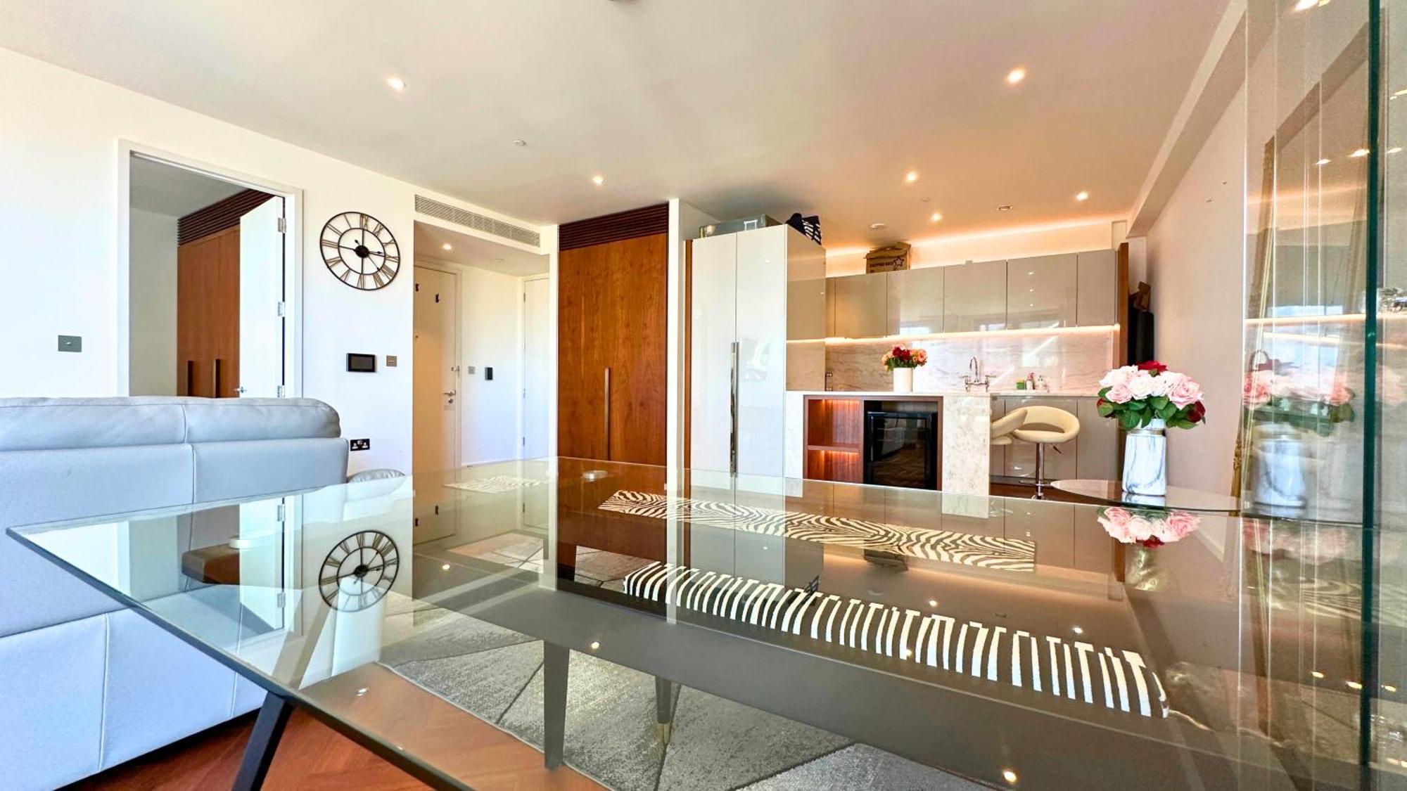 Lavish Penthouse River View Fast Wifi - Luxurylondonstays Exterior foto