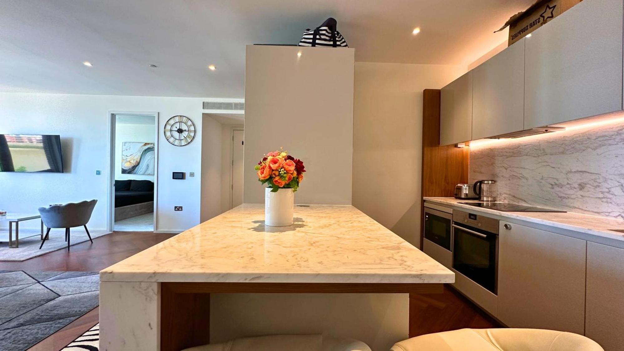Lavish Penthouse River View Fast Wifi - Luxurylondonstays Exterior foto
