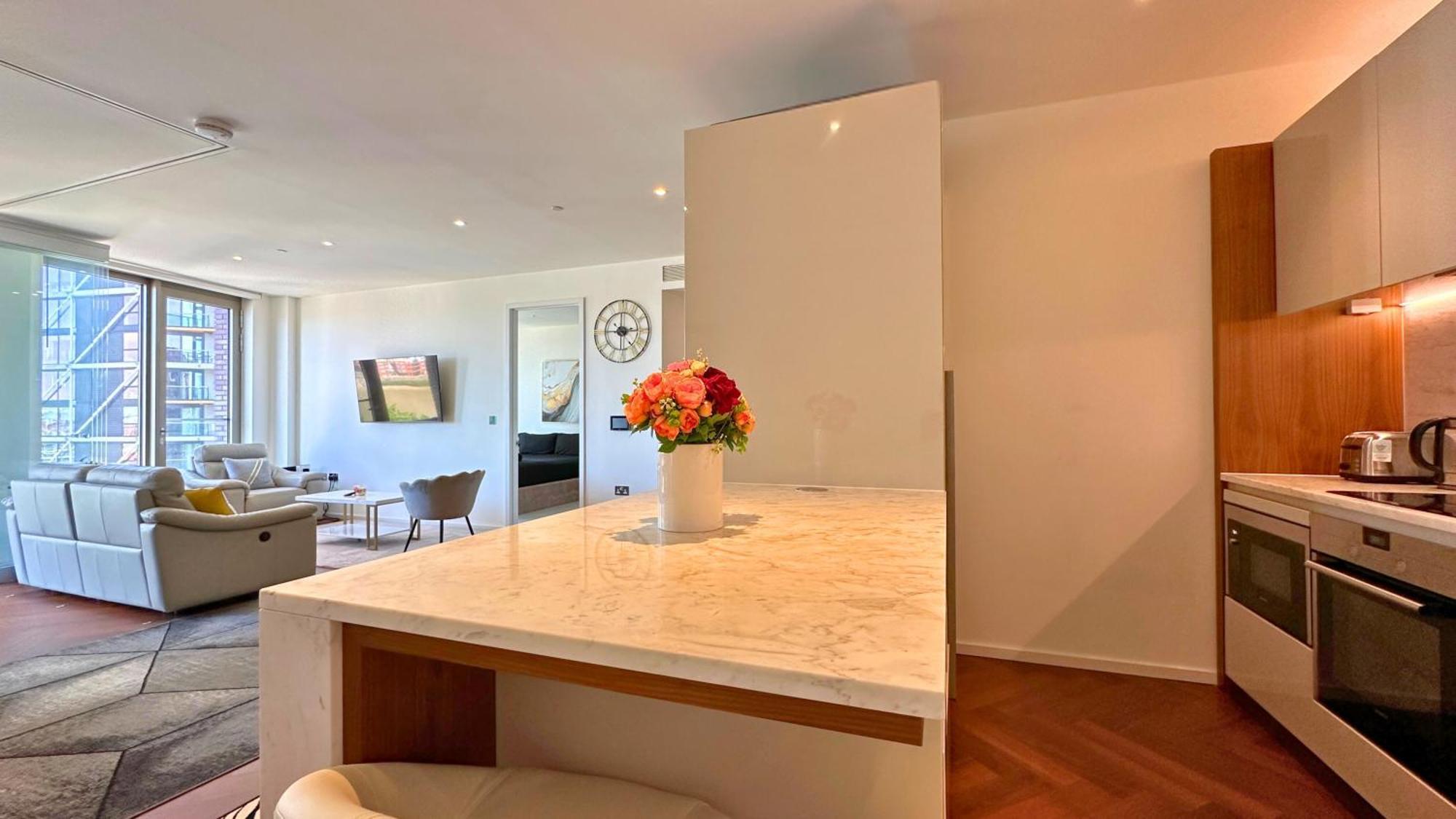 Lavish Penthouse River View Fast Wifi - Luxurylondonstays Exterior foto
