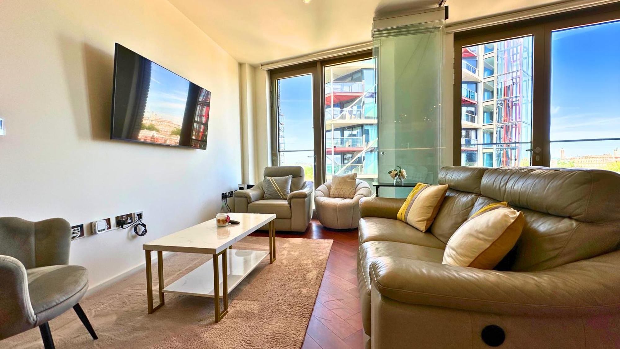 Lavish Penthouse River View Fast Wifi - Luxurylondonstays Exterior foto